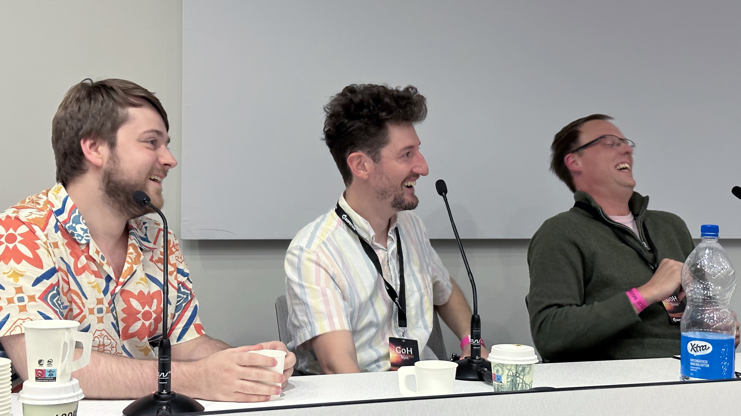 Tom Brewster, Matt Lees and Quintin Smith.