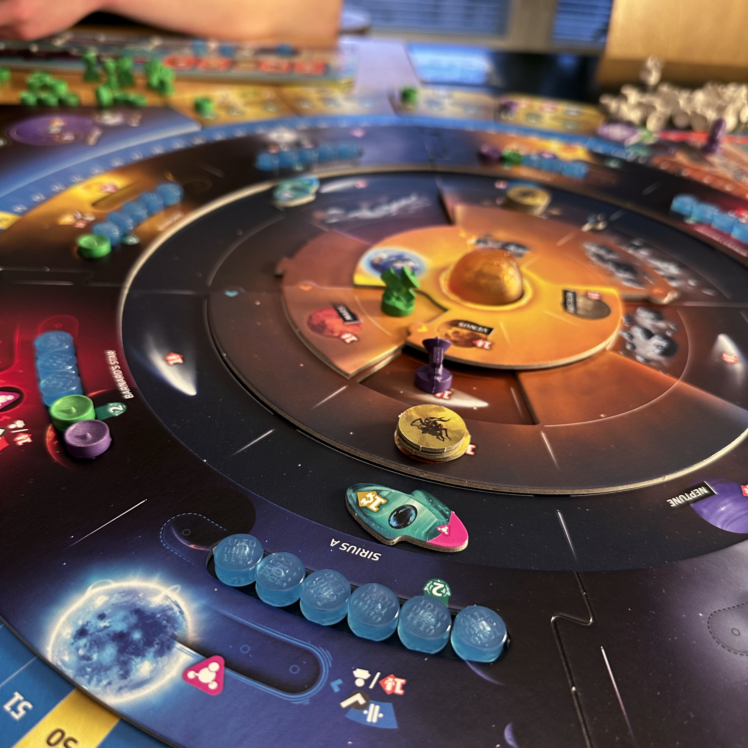 A close up of the SETI board.